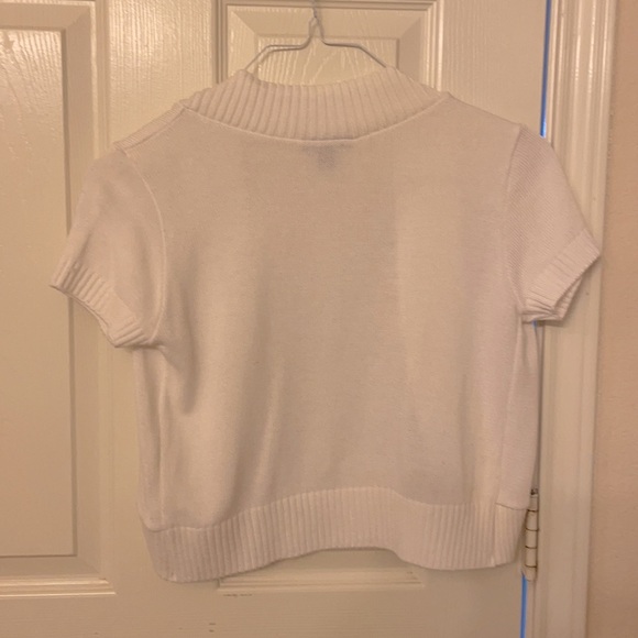 White AGB sweater/cardigan - Picture 2 of 4